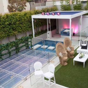 Megadeck Pool Stage Covers