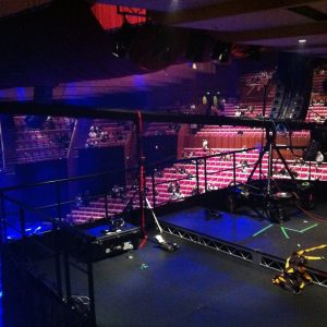 Elevated Staging with Jib Riser Sydney Opera House