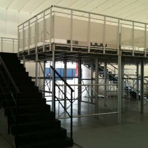 Megadeck White Perspex Handrails