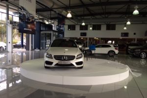 6m Diameter Circle White Car Stage